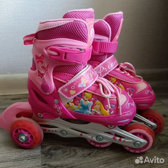Роликовые коньки детские раздвижные