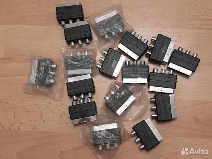 Переходник аудио видео старт тюльпан