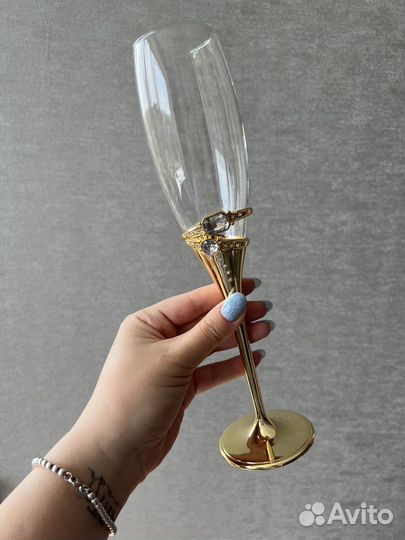 Свадебные бокалы для шампанского