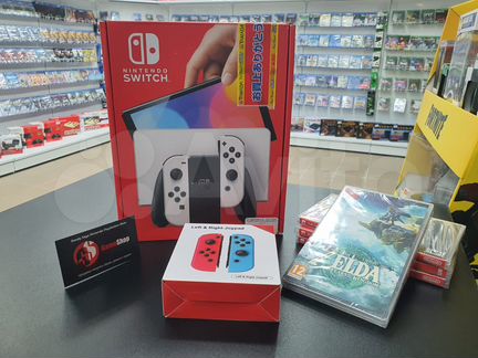 Nintendo Switch oled 64GB Белая