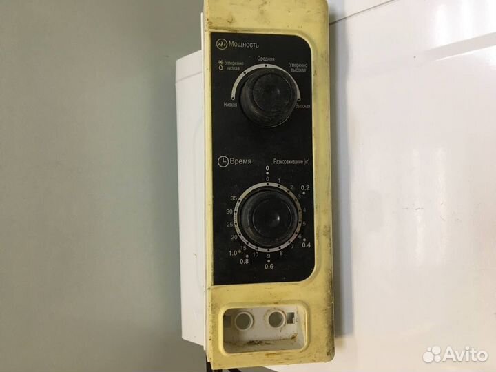 Панель управления с таймером свч-печи