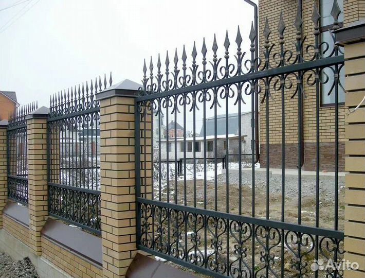 Кованый забор