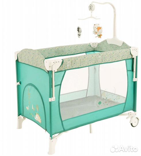 Манеж-кровать be2me лисичка