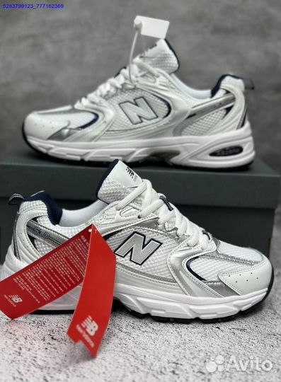 Кроссовки New balance 530 White Silver Navy