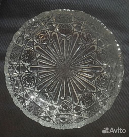 Хрусталь СССР салатник