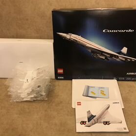 Коробка от оригинала Lego Concorde с RU локализаци