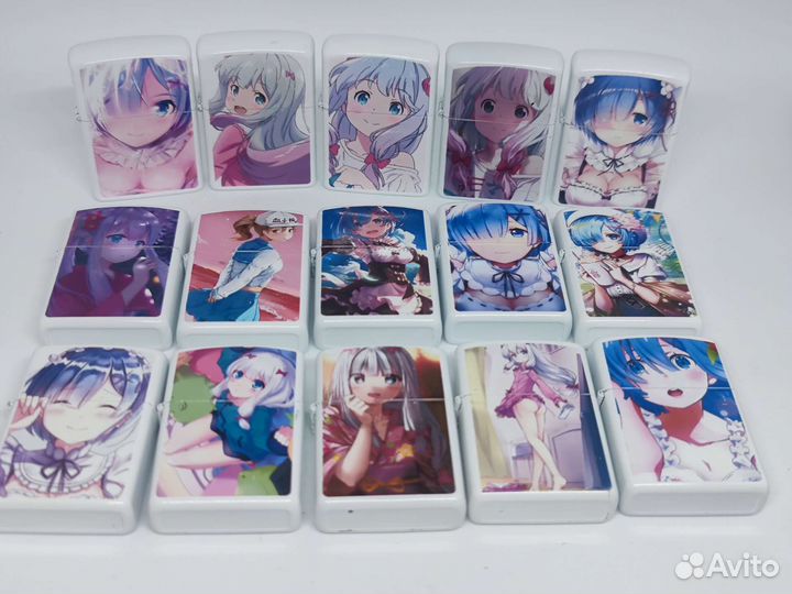 Зажигалка формфактора zippo manga anime Japan