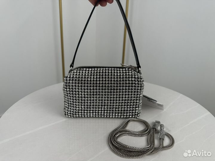 Alexander wang сумка со стразами