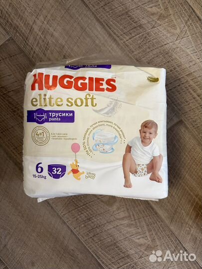 Подгузники хаггис elite soft 6