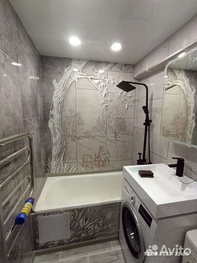 Ванная, туалет панелях за 1 день