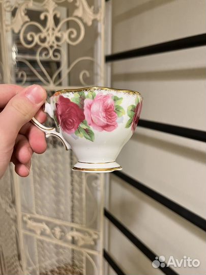 Фарфоровая чайная пара