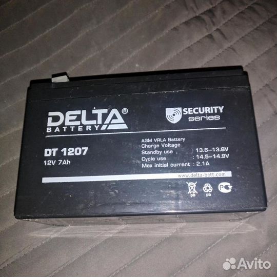 Аккумулятор для ибп 12В 7Ач