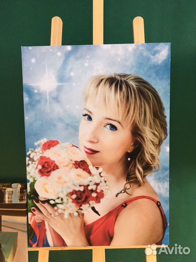Портрет по фото/печать на холсте