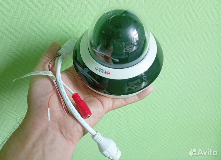 Камера IP 4Мп HiWatch DS-I405M(C) поворотн, микроф