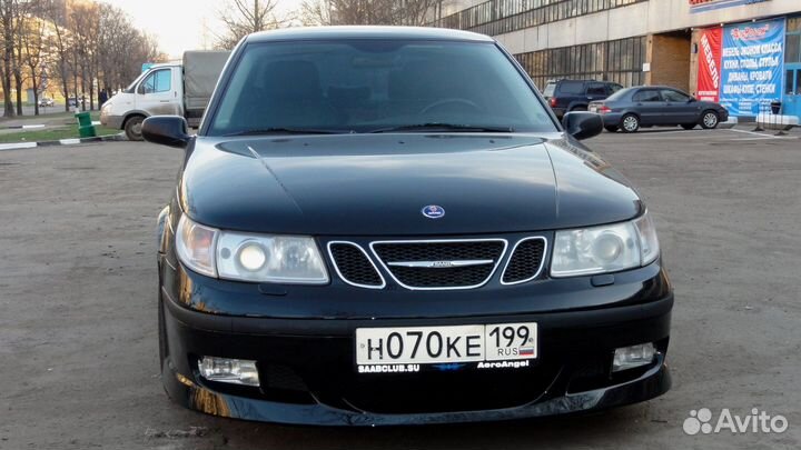 Накладка на передний бампер saab 9-5 Hirsch