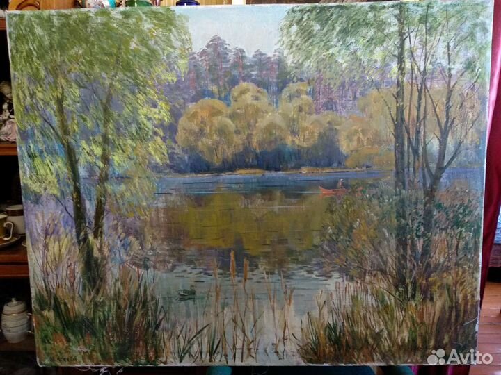 Картина Лесное Озеро Нефёдов М.К