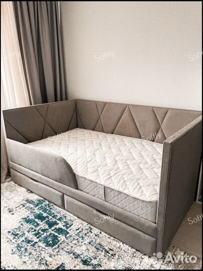 Детская кровать угловая