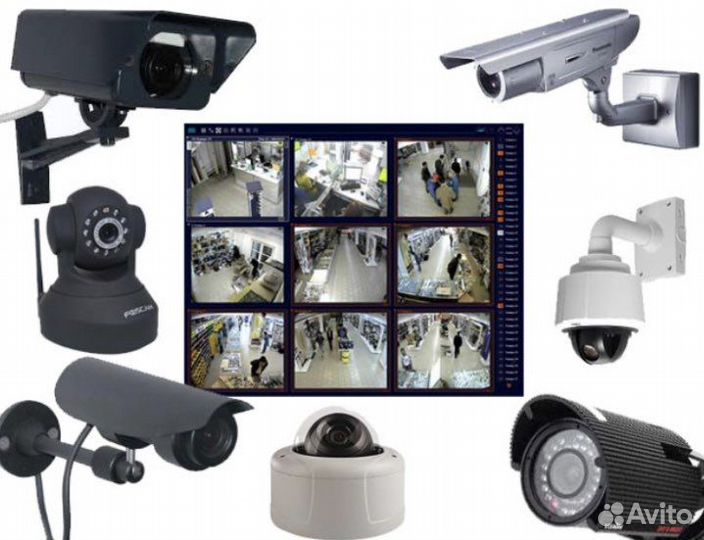 Установка видеонаблюдения