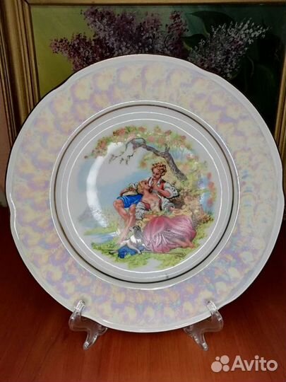 Тарелки Мадонна, Чайка, СССР, кобальт