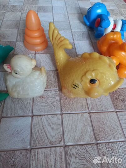 Игрушки резиновые и пластмассовые СССР