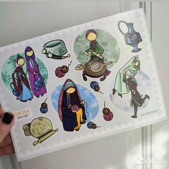 Стикерпак, наклейки, стикеры