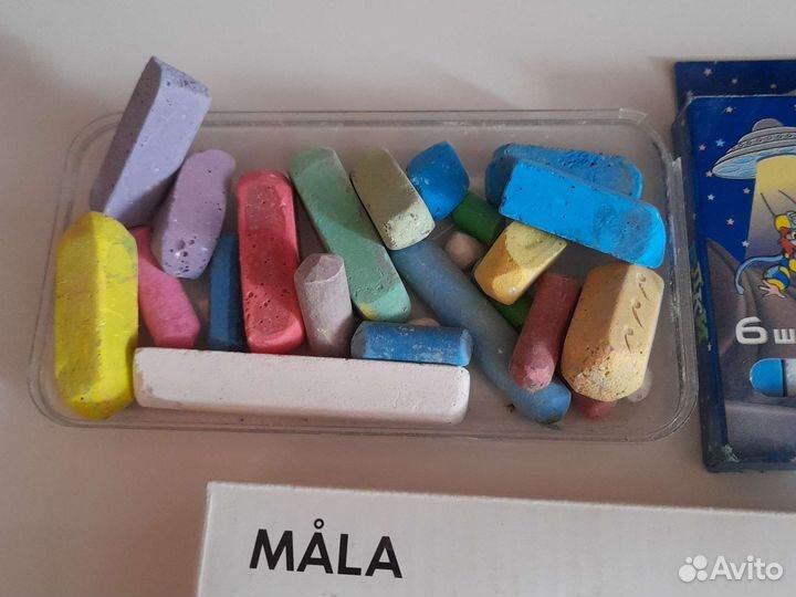 Мел цветной несколько коробочек