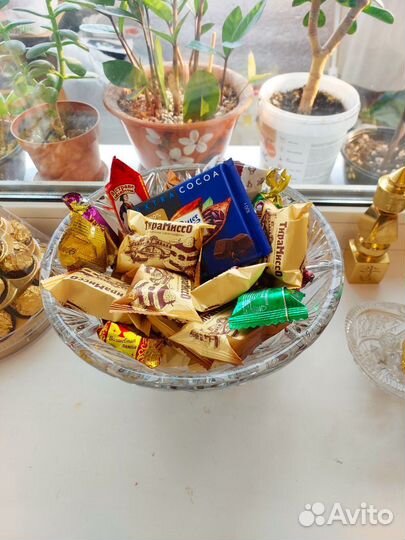 Салатник хрустальный большой