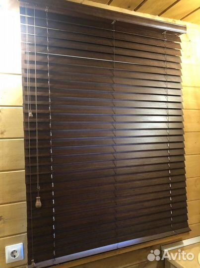 Жалюзи деревянные шторы