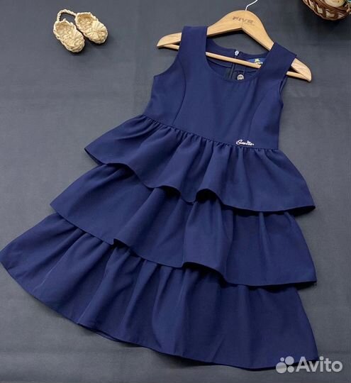 Сарафан для девочки, школа, 116-146