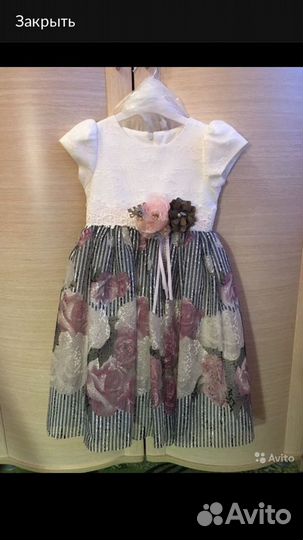 Платье для девочки 5-6 лет