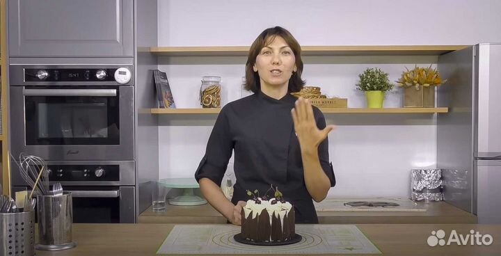Мастер-класс, готовим торт “Черный лес” Бесплатно