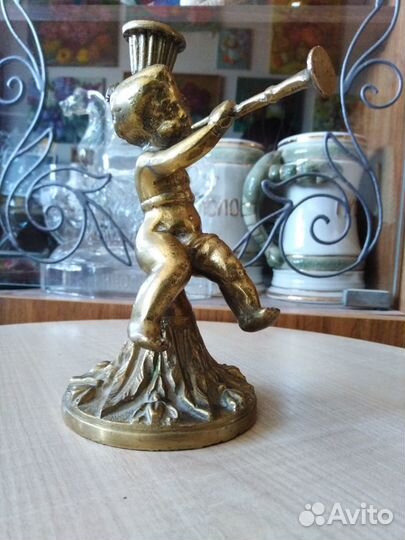 Мальчик трубач(бронза)