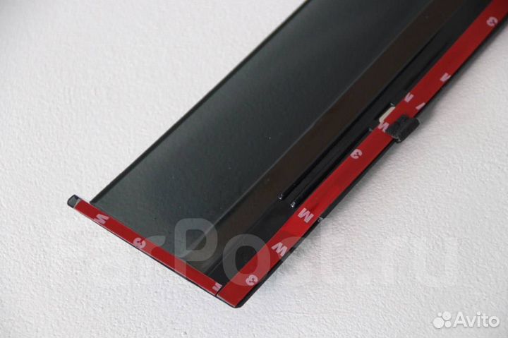 Ветровики Kamatto Honda CR-V 2012-2017 (нерж молд)