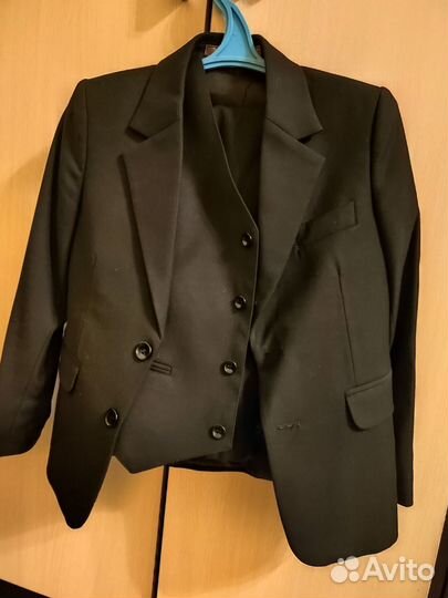 Школьный костюм для мальчика 134 черный