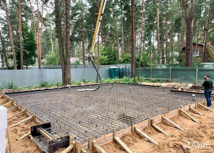 Заливка фундамента под ключ