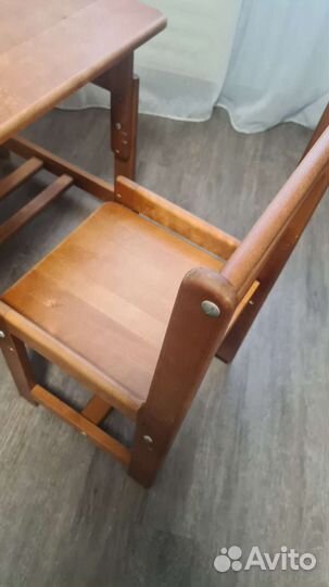 Растущая парта и стул