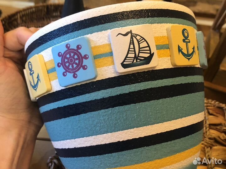 Горшок керамический 2 шт