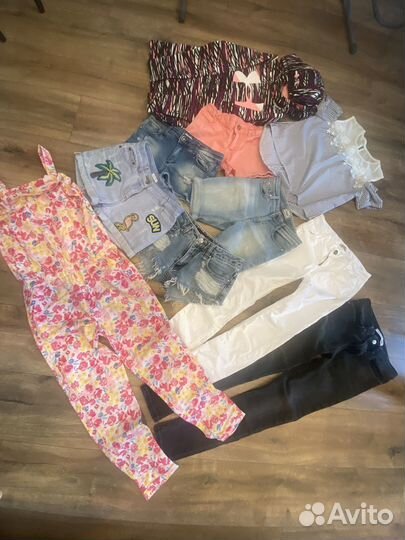Вещи пакетом для девочки 134 140