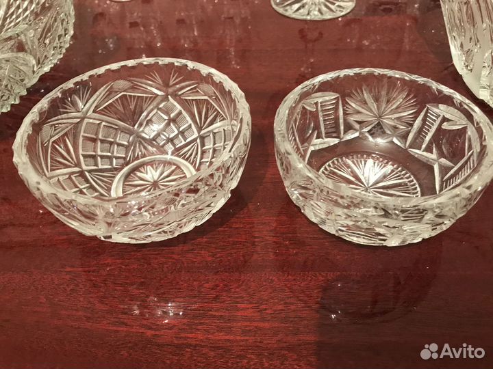 Благородный хрусталь. Конфетницы, Салатницы