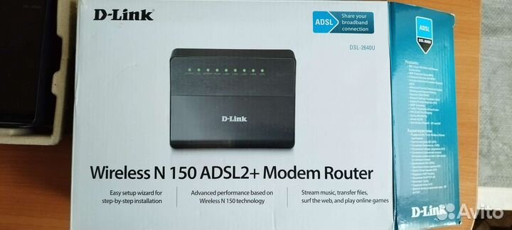 Роутер d link dsl 2640u