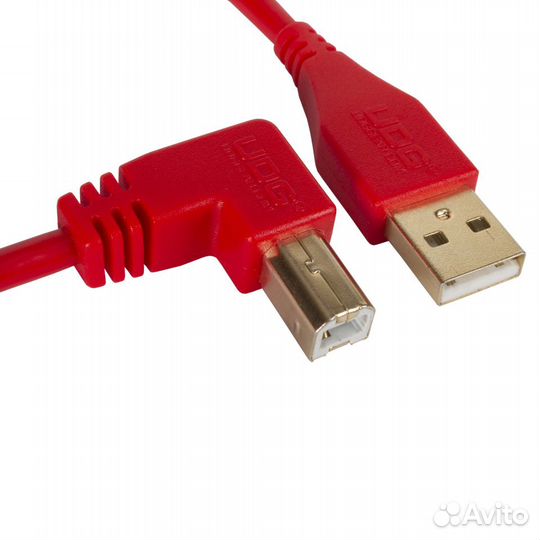 UDG Ultimate Audio Cable USB 2.0 A-B Red Angled 1