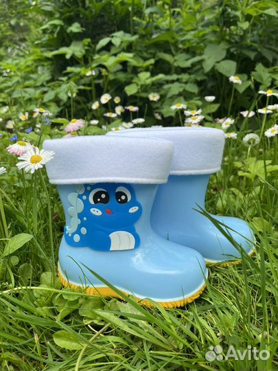 Резиновые сапоги детские 22-30 новые