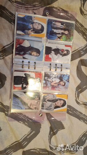 Биндер для карточек вместе с карточками