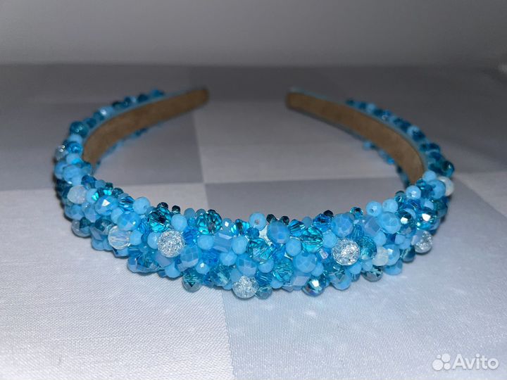 Ободок для волос ручной работы разных цветов