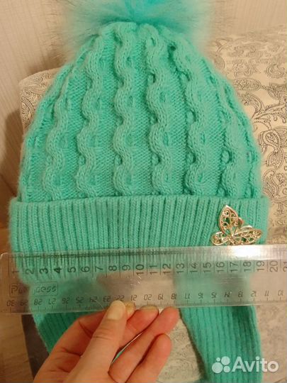 Шапка зимняя для девочки новая