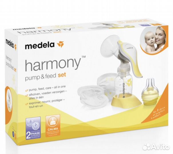 Молокоотсос ручной medela harmony