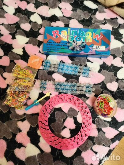Набор резиночек для плетения, игрушка для детей