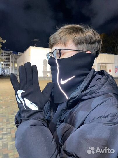 Перчатки nike hyperwarm drill