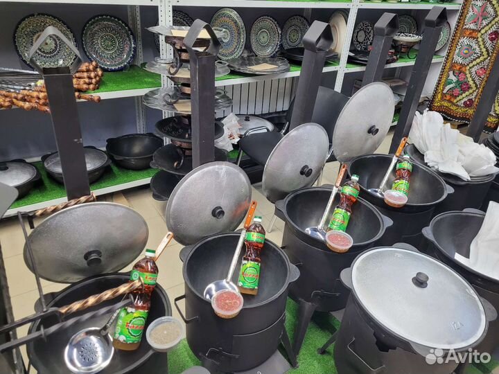 Казан Чугунный Узбекский все размеры