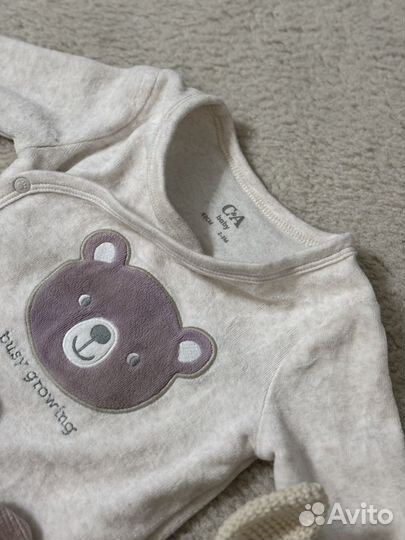 Велюровый костюм c&a